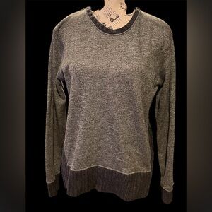 Workshop Gray Women's Sweater Wool Blend Size M